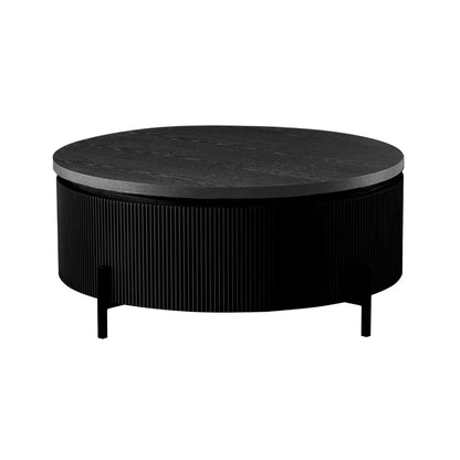 Table basse Foster Ct Black ronde